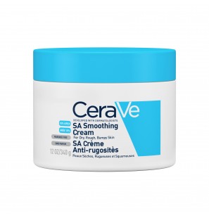 CeraVe SA Crème Anti-Rugosités Peau Sèche et Squameuse | 340g