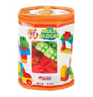 DEDE Blocs Multi 62 Pièces