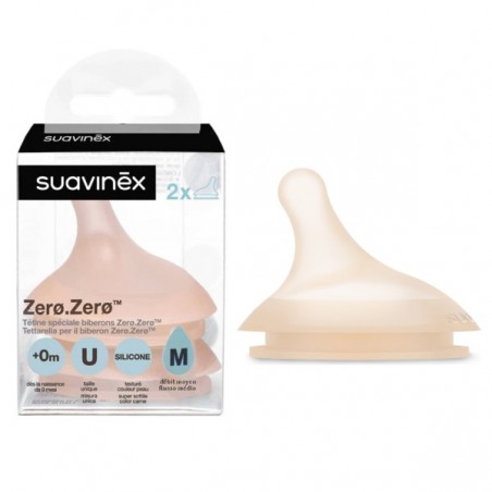 SUAVINEX Zero.Zero Tétine Débit Moyen 0 Mois et +