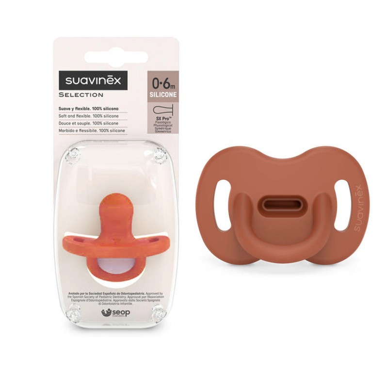 SUAVINEX tétine douce et souple 100 % silicone 0-6 m