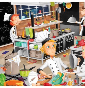 EUREKAKIDS Puzzle d'observation Chef Deluxe – 150 pièces