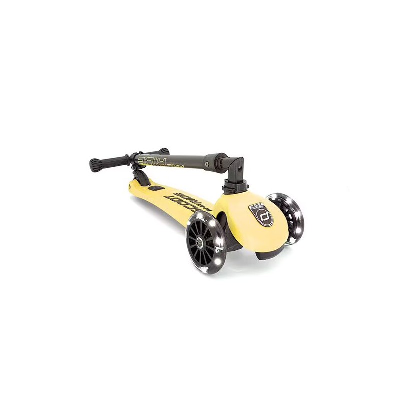 HIGHWAYKICK Trottinette 3 roues LED citron