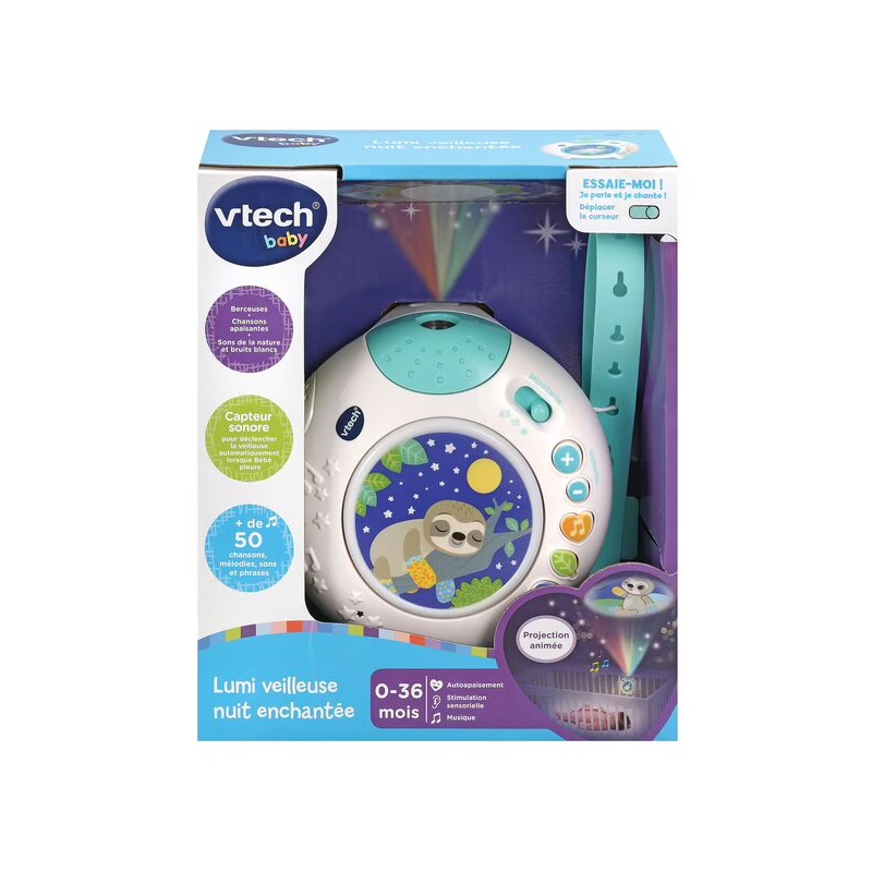 VTECH Lumi veilleuse nuit enchantée bleu