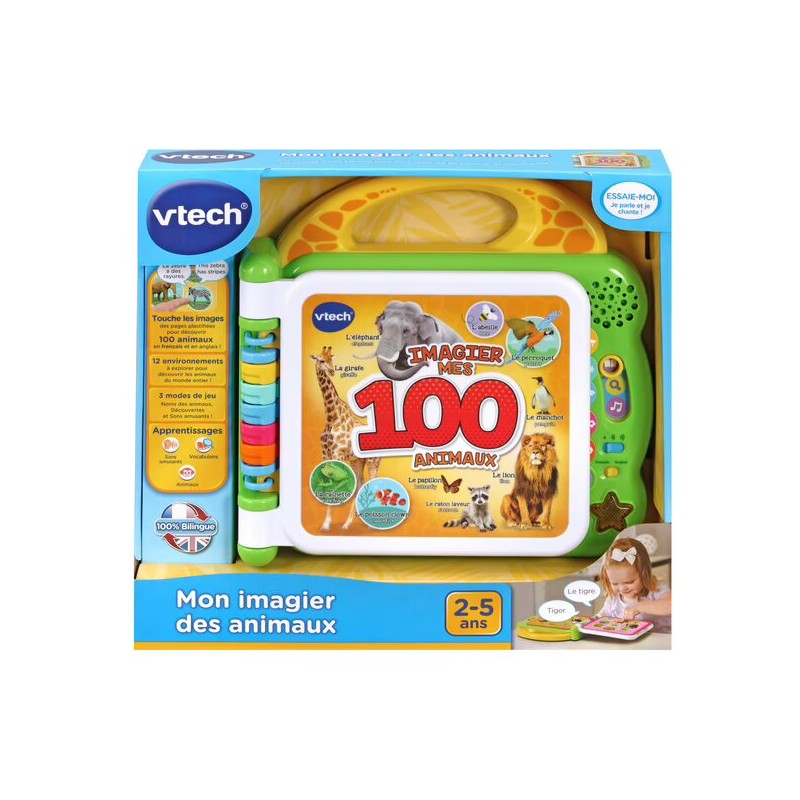 VTECH Livre interactif - Mon imagier des animaux