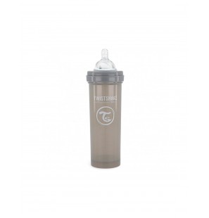 TWISTSHAKE Biberon anti-coliques 330ml 4m+ Gris