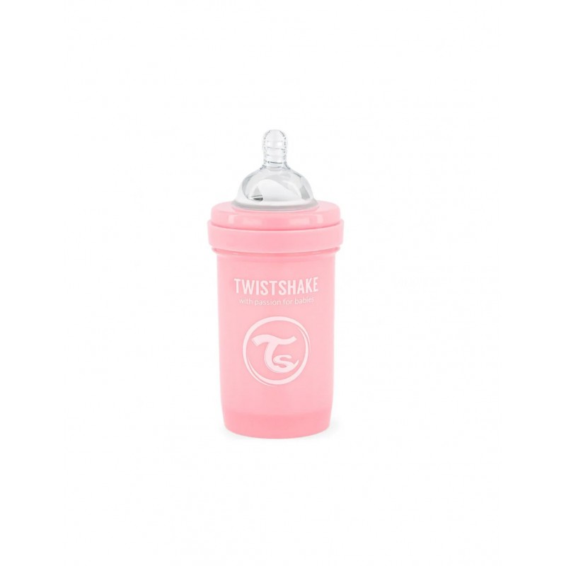 Twistshake Biberon  anti-coliques 180ml 0m+ Rose