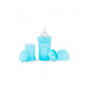 Twistshake Biberon anti-coliques 180ml 0m+ Bleu