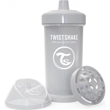 TWISTSHAKE Tasse à bec - Gris - 360ml