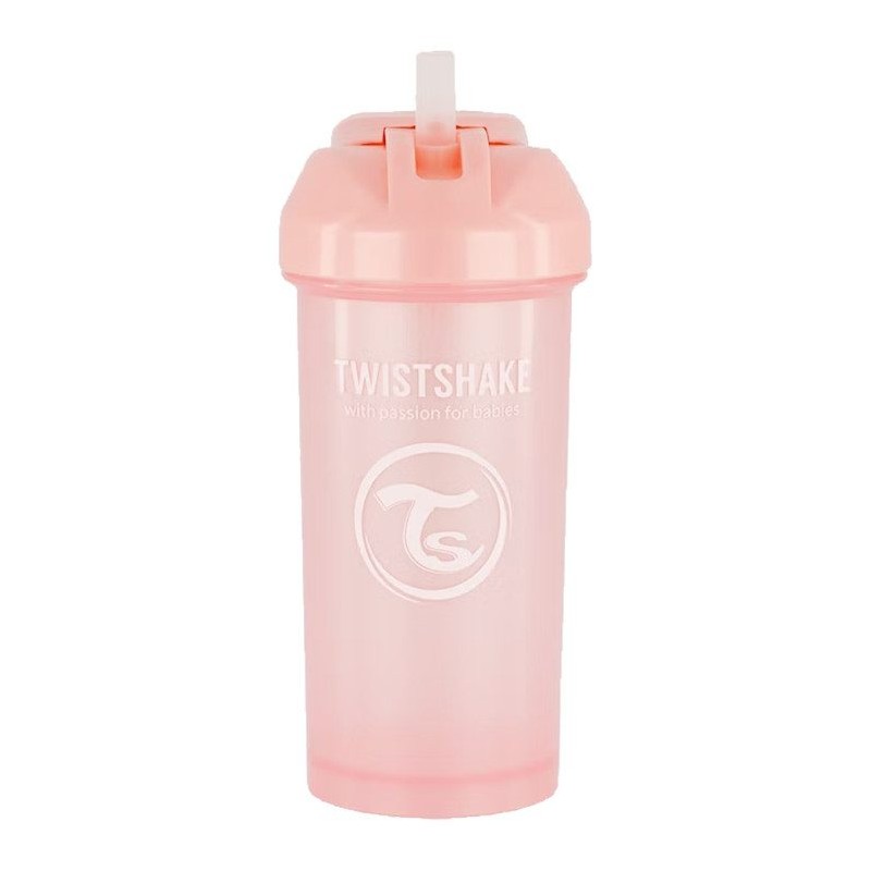 TWISTSHAKE STRAW CUP 360ML 6M+ PEARL PINK