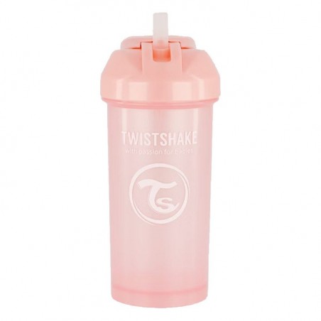 TWISTSHAKE STRAW CUP 360ML 6M+ PEARL PINK