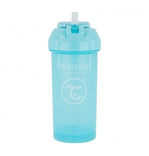 TWISTSHAKE STRAW CUP 360ML 6M+ PEARL BLEU