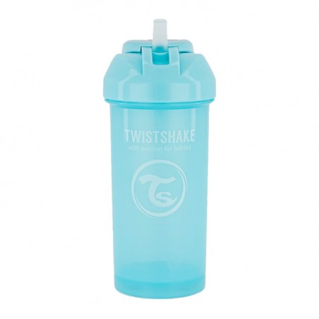 TWISTSHAKE STRAW CUP 360ML 6M+ PEARL BLEU