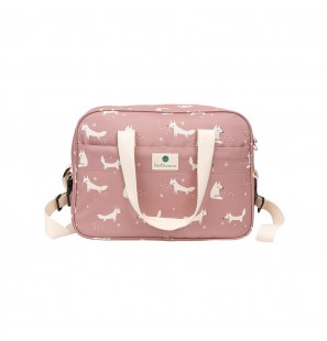 BIMBIDREAMS Sac de maternité renard rose