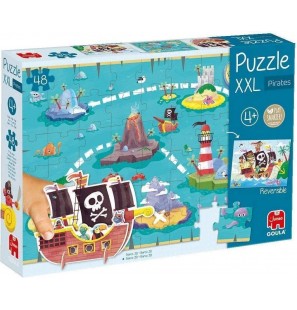 GOULA Puzzle XXL Découverte des Pirates