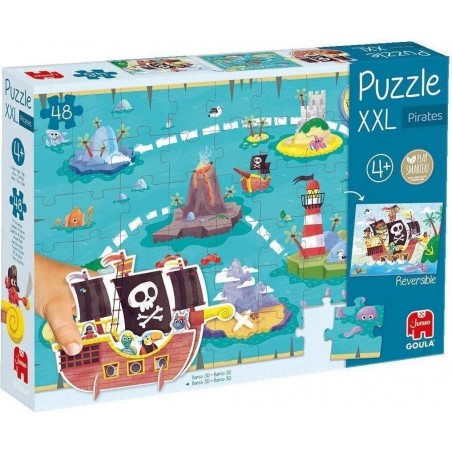 GOULA Puzzle XXL Découverte des Pirates