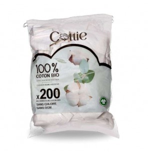BAMBO NATURE COTTIE PADS 100% COTON BIO B200 PIECES