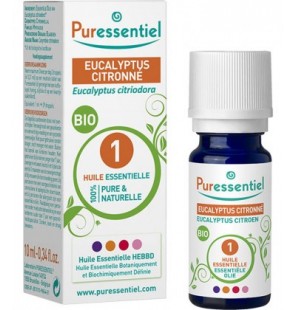 PURESSENTIEL EUCALYPTUS CITRONNE huile essentielle BIO 10 ml