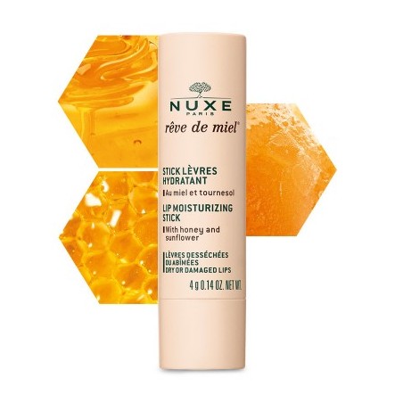 Nuxe Rêve de miel® Stick lèvres hydratant 4 g