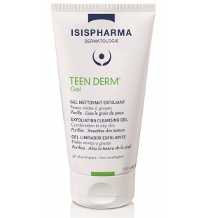 ISISPHARMA TEEN DERM gel nettoyant exfoliant 150 ml