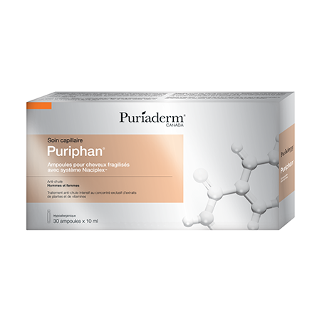 PURIADERM PURIPHAN ampoules pour cheveux fragilisées boite de 30