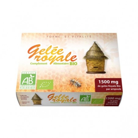 GPH DIFFUSION Gelée royale 1500 mg Bio | 20 ampoules