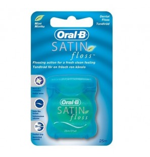 ORAL-B FIL SATIN FLOSS MINT 25M (fil dentaire)