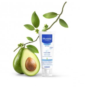 MUSTELA HYDRA BÉBÉ crème visage à l'avocat BIO | 40 ml