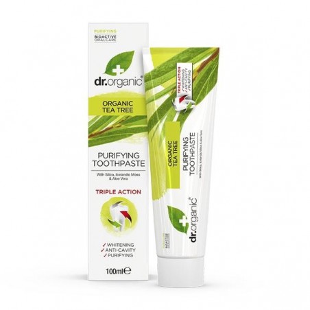 DR ORGANIC ARBRE A THE dentifrice 100 ml