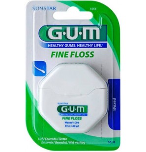 GUM FINE FLOSS fil dentaire ciré REF 1555